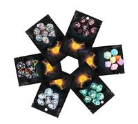 Cusdie 7-Die Mystery Dice Set with Blind Bag - Collectible RPG DND Dice for Tabletop Gaming Dungeons & Dragons