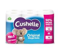 Cush-elle Original Extra Long Toilet Rolls 12=18