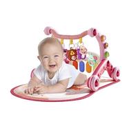 Cushangty Activity mat for Babies - Music Mat with Walker - Multifunctional Fine Motor Skills Toy, Interactive Preschool Learning Activities for Boys Girls Home Use