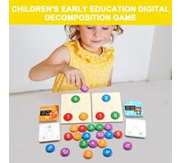 Cushangty Addition and Subtraction Games - Counting Math Manipulatives Game for Kindergarten,Educational Toys Manipulative Motor Skill Activities within 10 Number Learning for Travel Homeschool