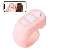 Cushangty Automatic Scrolling Ring, Ring Remote for Phone with 3 Keys, Rechargeable Smart, Page Turner Clicker for Music Short Video Recording Browsing Presentation