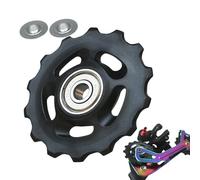 Cushangty Bearing Derailleur Pulley for Bike - Guide Roller Rear Derailleur Pulley,Wear-Resistant Silent Guide Roller for Daily Care Road Repair Cycling Beginner Touring Adults Men