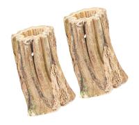 Cushangty Bunny Chew Sticks, 2X Natural Papaya Wood Stick, Healthy Teeth Grinding Toys Natural Papaya Pet Teeth Care Supplies For Chinchilla Hamster