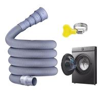 Cushangty Drain Hose | Sink Pipe | 360-degree Rotating Drainage Hose with Clamps for Discharge RV Dishwasher Home Washing Machine