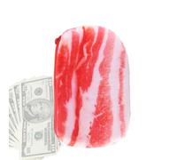 Cushangty Food Purses, Funny Plush Cosmetic Bag Pencil Case, Creative Mini Change Wallet for Women, Girls, Teenagers, Children, Earphones Keys Coin Change