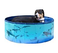 Cushangty Kids Pool | Foldable Kiddie Pool for Dogs - Swimming Accessories Wading Bathing Tub, Water Activities for Beach Summer Backyard Kids Cats Pets Outdoor Indoor