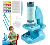 Cushangty Microscope for Kids - Learning Experiment Magnification Microscope | Biological Science Experiment Toy for 2+ Years Old Children Girls Boys Toddler