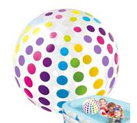Cushangty Pool Beach Balls | Inflatable Toys - Wear-Resistant Portable 16 Inch Beach Ball for Team Sports Party Pool School Training Backyard Park Grass Court Sand