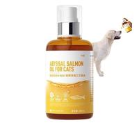 Cushangty Salmon Oil for Dogs | 200ml Shedding Control Oil,Extra-Strength All-Natural Dog Supplements, High-Potency Pet Supplies for Daily Wellness Support Kittens Joint Mobility