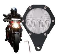 Cushangty Tax Disc Permit Holder for Motorcycle | Hexagonal Tax License Plate Mount | Aluminum Bracket with Wrench, Card Hanger Label Holder for ATV Motorcycle Moped