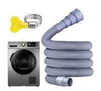 Cushangty Washing Machine Drain Hose - Sink Pipe | Flexible 360-degree Rotating Discharge Drainage Hose with Clamps for Sink Washing Machine Dishwasher RV