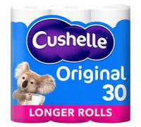 Cushelle Original Toilet Roll, 30 Longer Rolls