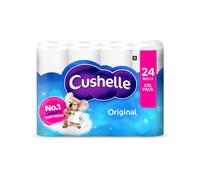 Cushelle Original Toilet Tissue, 2-Ply, 24 Rolls