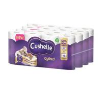 Cushelle Quilted 3ply Double Size 50 Longer Soft Absorbent Rolls 32
