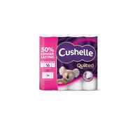 Cushelle Quilted 50% Longer Lasting Toilet Roll 16 Equals 24 Regular