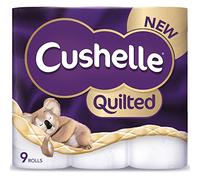 Cushelle Quilted 9 Roll Toilet Roll Tissue Paper