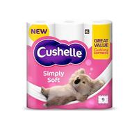 Cushelle Simply Soft Toilet Roll 9 Standard Rolls