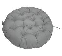 Cushion 40-180cm Papasan Round Chair Cushion, Waterproof Overstuffed Removable,Hanging Swing Pad For Garden Terrace (Color : Matte Black, Size : 160x160cm)