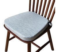 cushion Chair cushion with straps, washable seat cushions, outdoor garden chair, seat cushion, trapeze thick non-slip chair, colorful double-sided garden cushion, various sizes, W4, 40 x 38