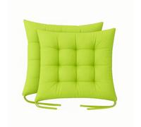 Cushion Chair Pad Cushions - Tie-on Dining Chair Pads - 38x38x5 cm Hypoallergenic Soft Polyester Tie-on Chair Pads, Wide, Stylish and Comfortable