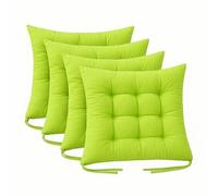 Cushion Chair Pad Cushions - Tie-on Dining Chair Pads - 38x38x5 cm Hypoallergenic Soft Polyester Tie-on Chair Pads, Wide, Stylish and Comfortable