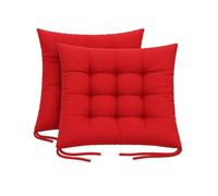 Cushion Chair Pad Cushions - Tie-on Dining Chair Pads - 38x38x5 cm Hypoallergenic Soft Polyester Tie-on Chair Pads, Wide, Stylish and Comfortable