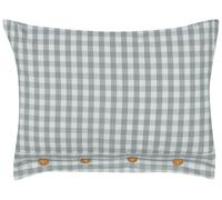 Cushion Chequered Pattern 40 x 60 cm Green and White TALYA
