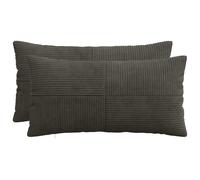 Cushion Cover ALMELO Corduroy Home Decor Textiles Pillow Zipper Indoor vidaXL