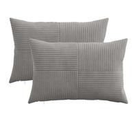 Cushion Cover ALMELO Corduroy Home Decor Textiles Pillow Zipper Indoor vidaXL