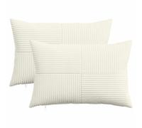 Cushion Cover ALMELO Corduroy Home Decor Textiles Pillow Zipper Indoor vidaXL