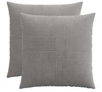 Cushion Cover ALMELO Corduroy Home Decor Textiles Pillow Zipper Indoor vidaXL