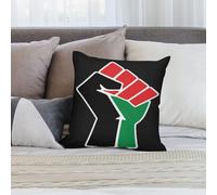 Cushion Cover Black History Black Power African Pride 45X45Cm Pillow Covers Comfortable Skin-Friendly Pillowcase For Decor Livingroom Bed