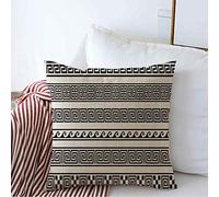 Cushion Cover Case Lines Classic Pattern 6 Style Greek Geometric Border Greece Old Elegant Sofa Cushion Cover Colorful Decorative Pillowcases, For Couch, Outdoor, Sofa, 45x45cm