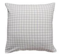 Cushion Cover Gingham Check Blue - 22" Square. Zipped. 100% Cotton - Woven Scatter Cushion Cover