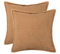 Cushion Cover HOUTEN Bouclé Modern Textiles Decorative Slipcover Home vidaXL