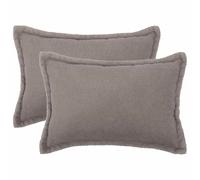Cushion Cover HOUTEN Bouclé Modern Textiles Decorative Slipcover Home vidaXL