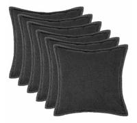 Cushion Cover HOUTEN Bouclé Modern Textiles Decorative Slipcover Home vidaXL