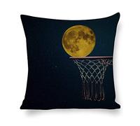 Cushion Cover Pillowcase Cotton Linen Celestial Event Astronomical Object Space Durable Cotton Linen Throw Pillow Case Home Decor for Halloween Easter Gifts 50 * 50cm