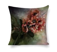 Cushion Cover Pillowcase Cotton Linen Flower Still Life Photography Still Life-up Durable Cotton Linen Throw Pillow Case Home Decor for Halloween Easter Gifts 45 * 45cm