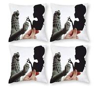 Cushion Cover Pillowcase Cotton Linen Hand Arm Statue-up Durable Cotton Linen Throw Pillow Case Home Decor for Halloween Easter Gifts 43x43cm