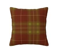 Cushion cover Red and green tartan pattern 45x45cm
