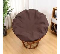 Cushion Cover Waterproof Chair Cushion Cover for Indoor/Outdoor Use 150cm/59in Dark Coffee Removable Zipper Design Machine Washable Perfect for Comfort and Style.