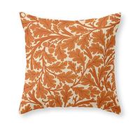 Cushion Cover, William Morris Oak Leaves Rust Orange And Cream Luxurious Throw Pillow Cover Large Pillowcase Pillow Cases For Decoration Boys Gift 45X45Cm