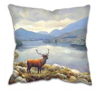 Cushion Cover with Red Stag by Killarney Artwork by Julian Friers - 42cm x 42cm