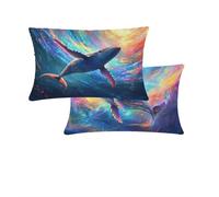 Cushion Covers 30x50cm Purple Outdoor Cushion Covers Animals Pillow Covers Decorative Pillows Velvet With Invisible Zipper Design set of 2 for Living Room Bedroom Sofa Room Decor Gifts for Woman T781