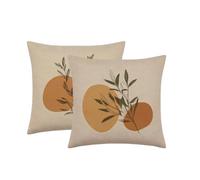 Cushion Covers 35x35cm, Pillow Cases 2 pack Simple modern-4 Linen