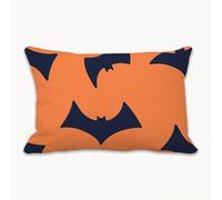 Cushion Covers 40 x 60 cm Yellow Decorative Pillow Covers for Bed, Linen Rectangular Pillowcases Double-sided Printed, 15.7 x 23.6 in Lumbar Pillow Case for Sofa Chair Living Room (Halloween)2Y-1076