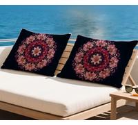 Cushion Covers 40x60 cm Pink Cushions Waterproof Linen Furniture Cushions Bohemia Outdoor Garden Decorative Rectangular Throw Pillow Covers 2025 New,for Sofa Patio Autumn gift 16x24in set of 2 z-1113