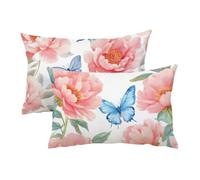 Cushion Covers 50 x 70 cm, Butterfly Cushion Covers with Zipper d-226