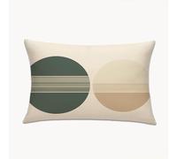 Cushion Covers 50 x 70 cm Green Decorative Pillow Covers for Bed, Velvet Rectangular Pillowcases Double-sided Printed, 19.7 x 27.6 in Lumbar Pillow Case for Sofa Living Room (Mustard Color)2Y-1070